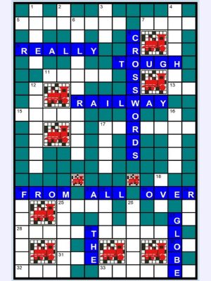 Really Tough Railway Crosswords : A collecton of UK based Railway crosswords