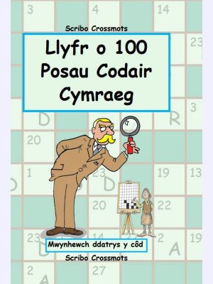 Llyfr o 100 o Posau Codair Cymraeg : Mwynhewch ddatrys y côd