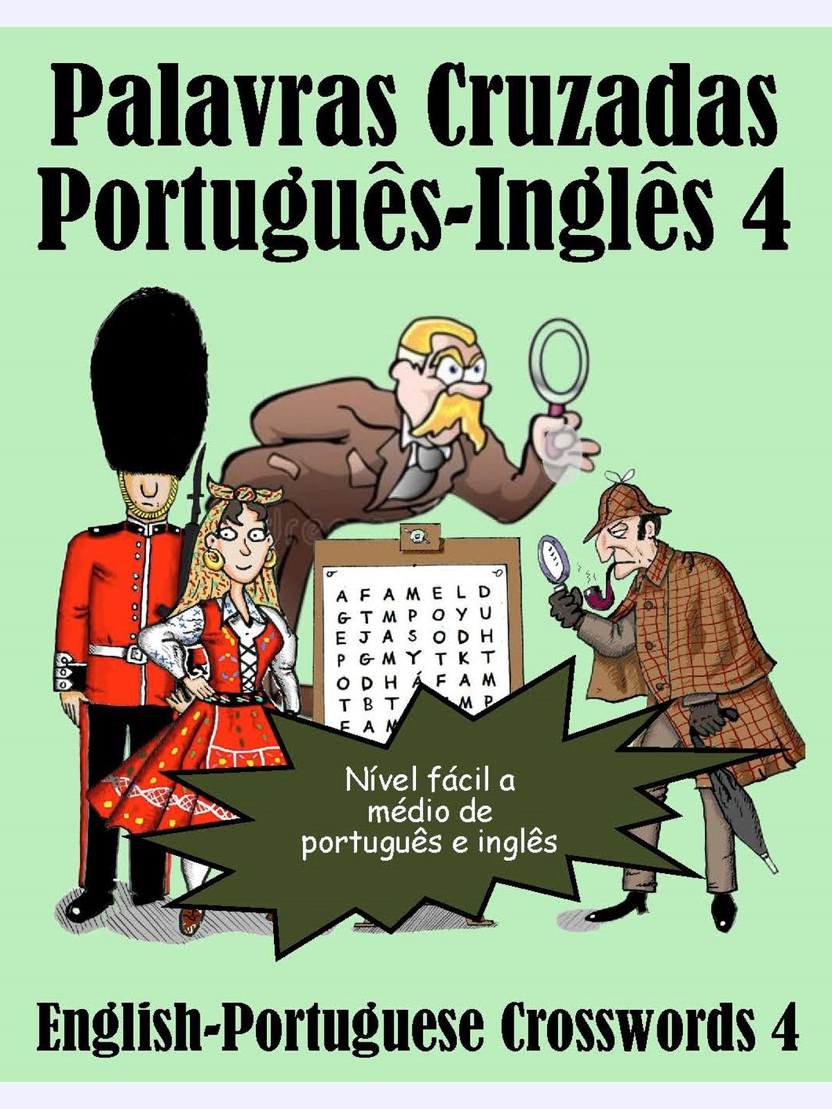 Palavras-cruzadas Inglês-Português 4 : English-Portuguese Crosswords 4