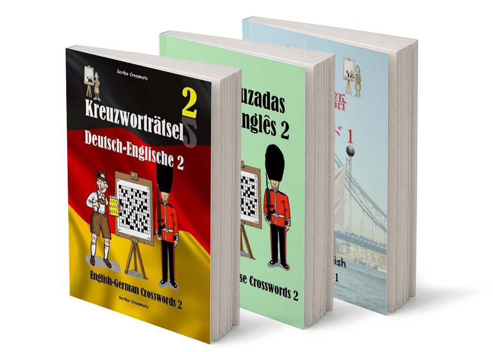Crossmots bilingual crossword books