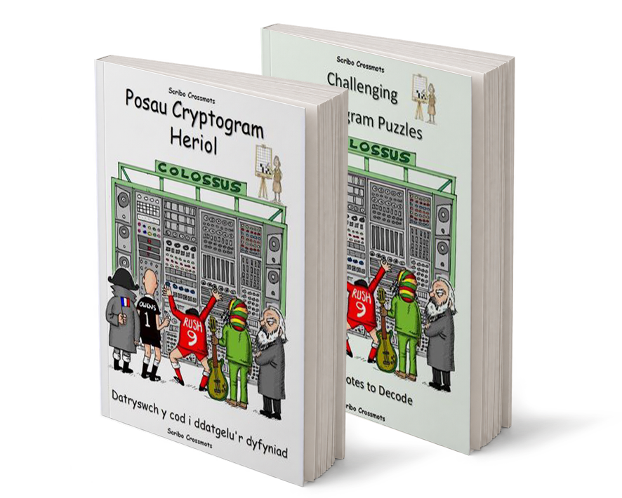 Cryptogram puzzle books