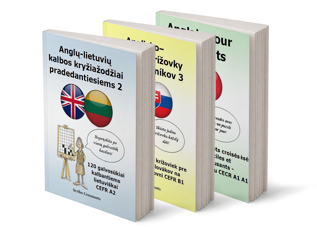 CEFR language learning puzzle books