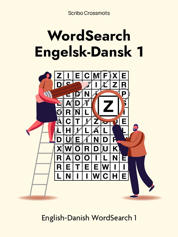 WordSearch Engelsk-Dansk 1 : English-Danish WordSearch 1